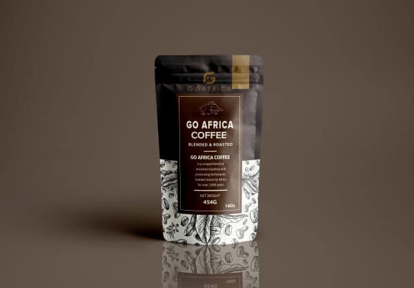 Go Africa® Coffee 340 grams / 12 Oz Bag (Whole Bean) Dark Roast - Image 2