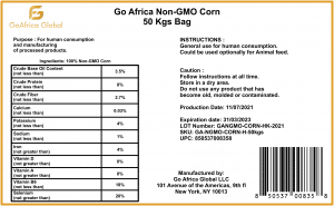 Go Africa® Non-GMO Corn for Human Consumption, 50 Kgs Bags (Sold Per MT) Call or email for Price - Image 9