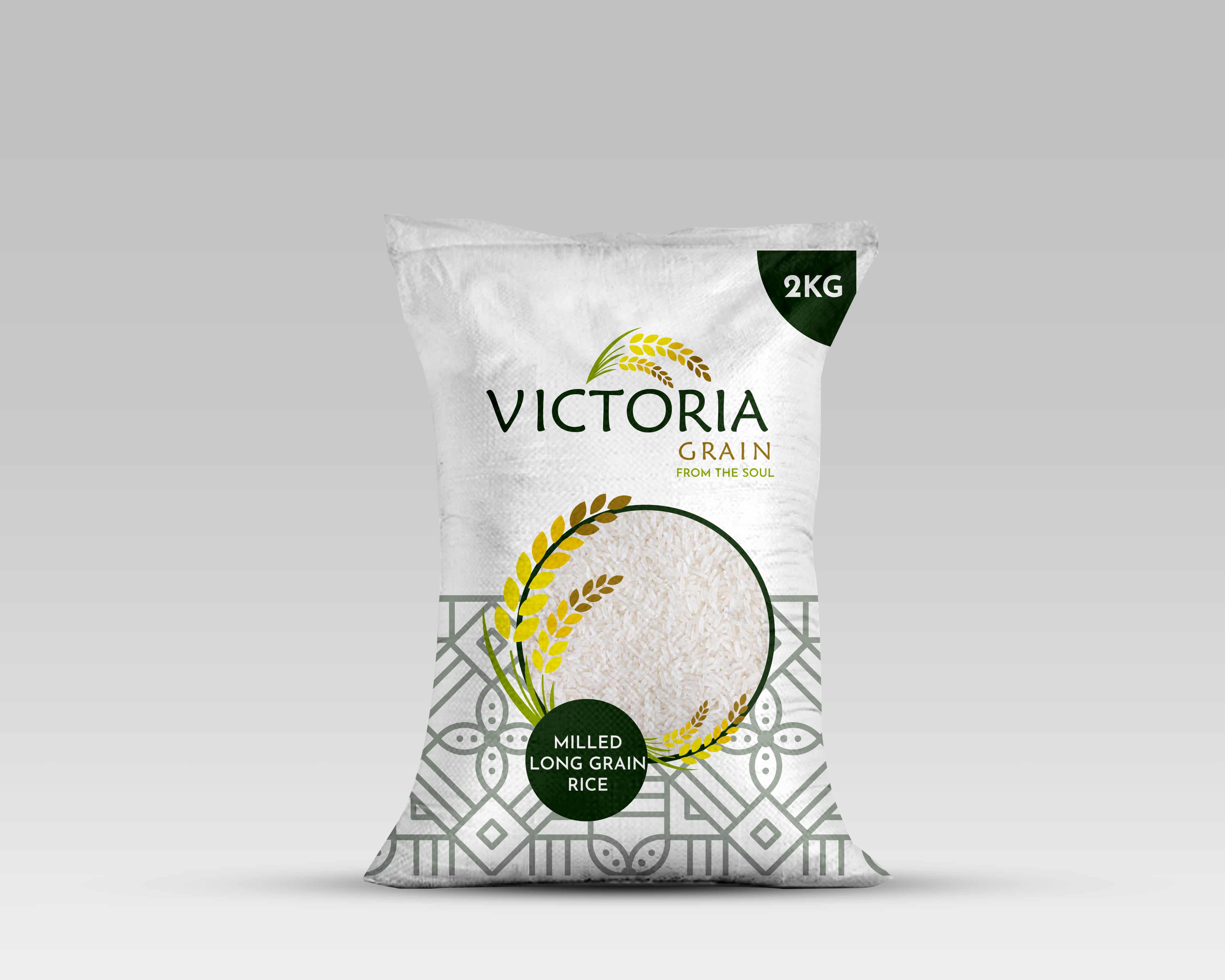 2kg Grade 1 front Victoria Grain Milled Rice, by I-Go Africa® 2kgs (grade 1) - Image 1