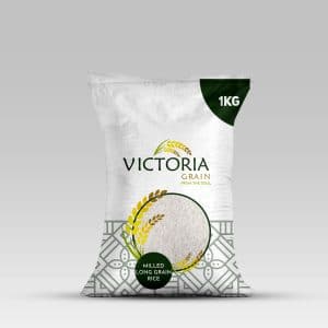 Victoria Grain Milled Rice,  by I-Go Africa® 1kgs (grade 1)-Bale (25kg) 25, 1kgs bags