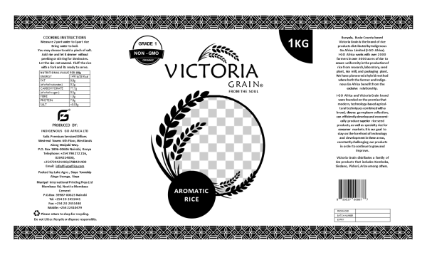 Victoria Grain Aromatic Rice,  by I-Go Africa® 1kgs (grade 1) - Image 2