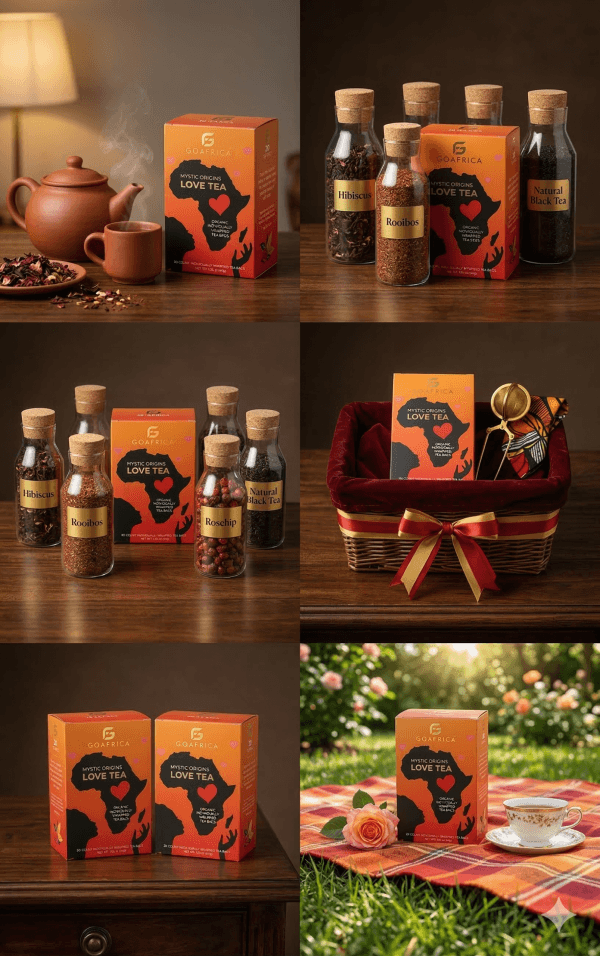 Go Africa® Mystic Origins- Love Tea (20-Count Box) 20 tea bags (1.55 oz /44g) - Image 2